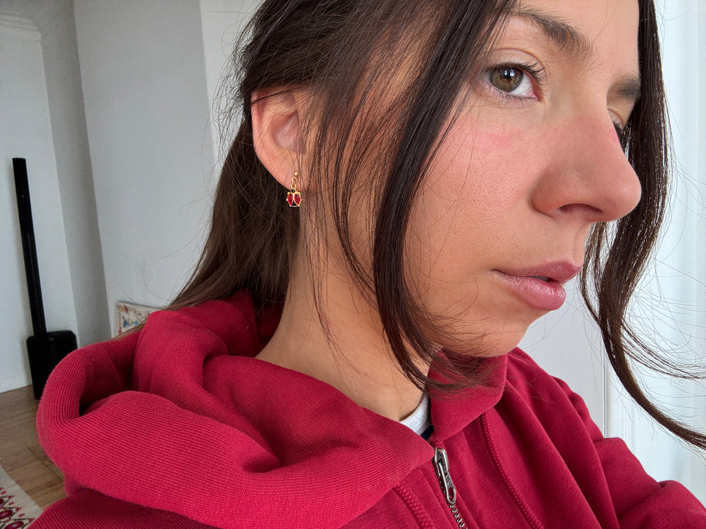 ladybug earrings