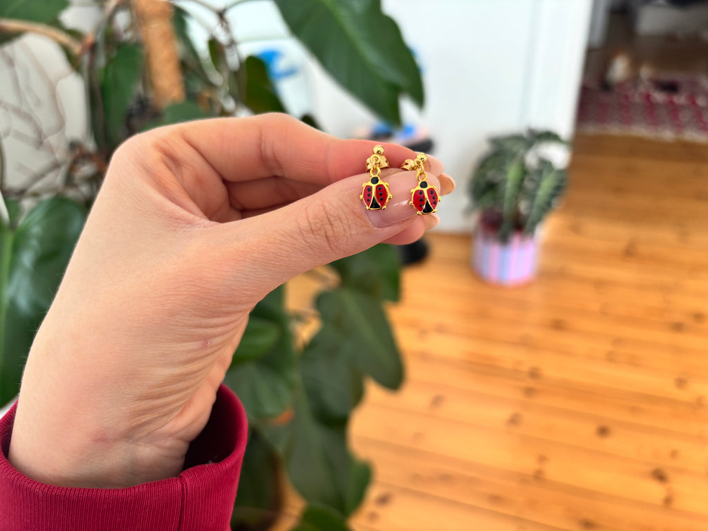 ladybug earrings