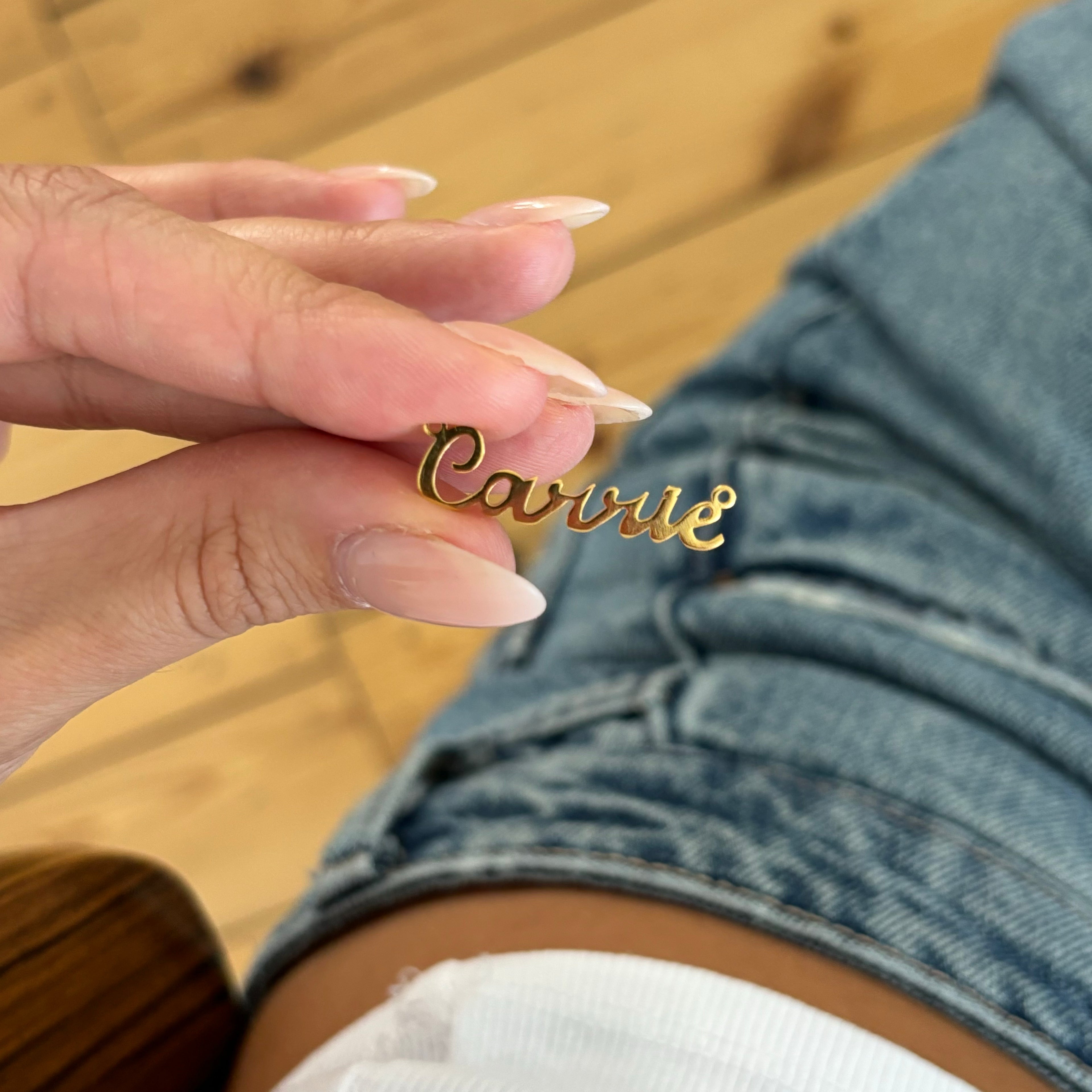 nameplate personnalisé (charm)