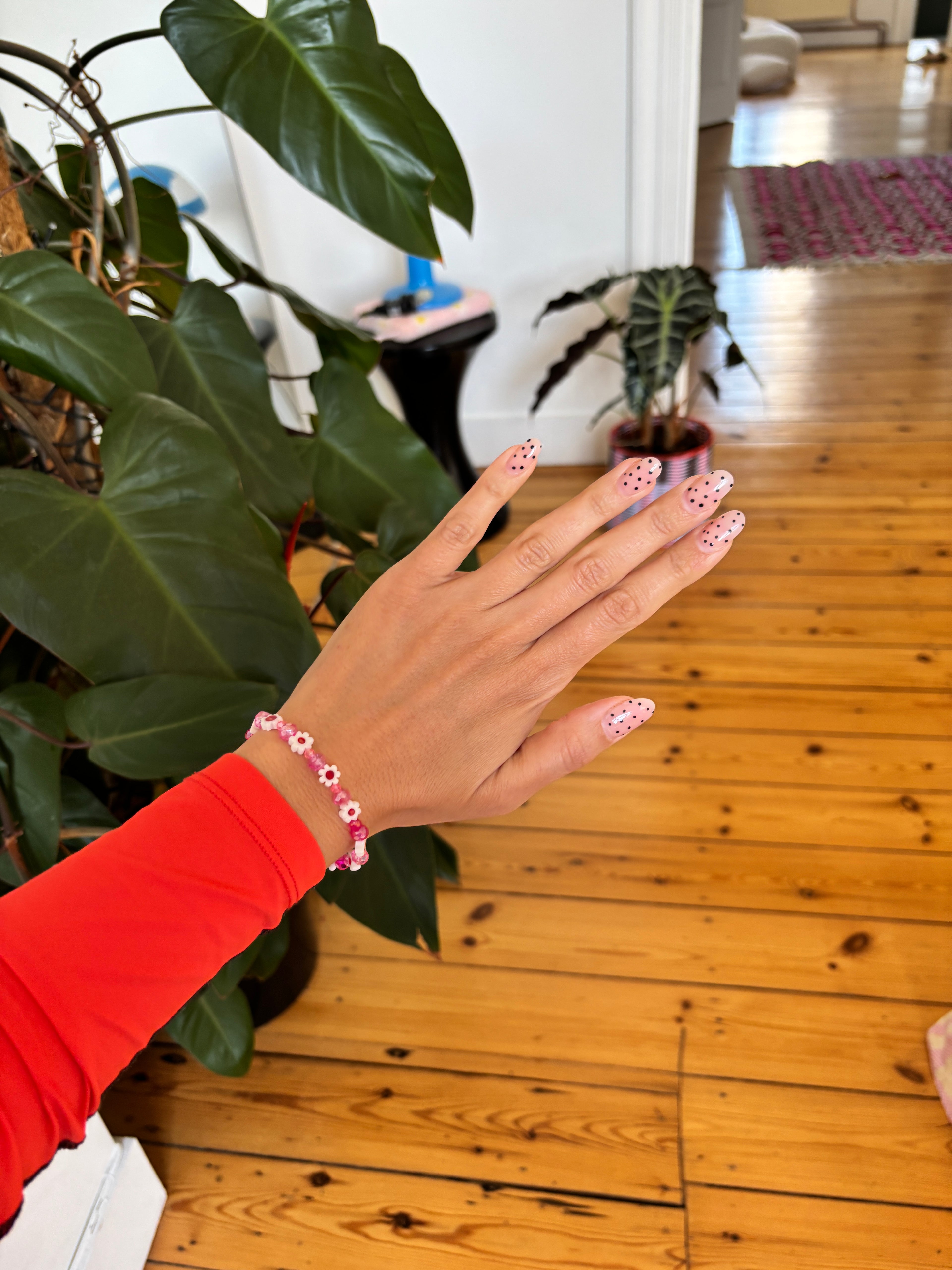 peace n' pink (bracelet)