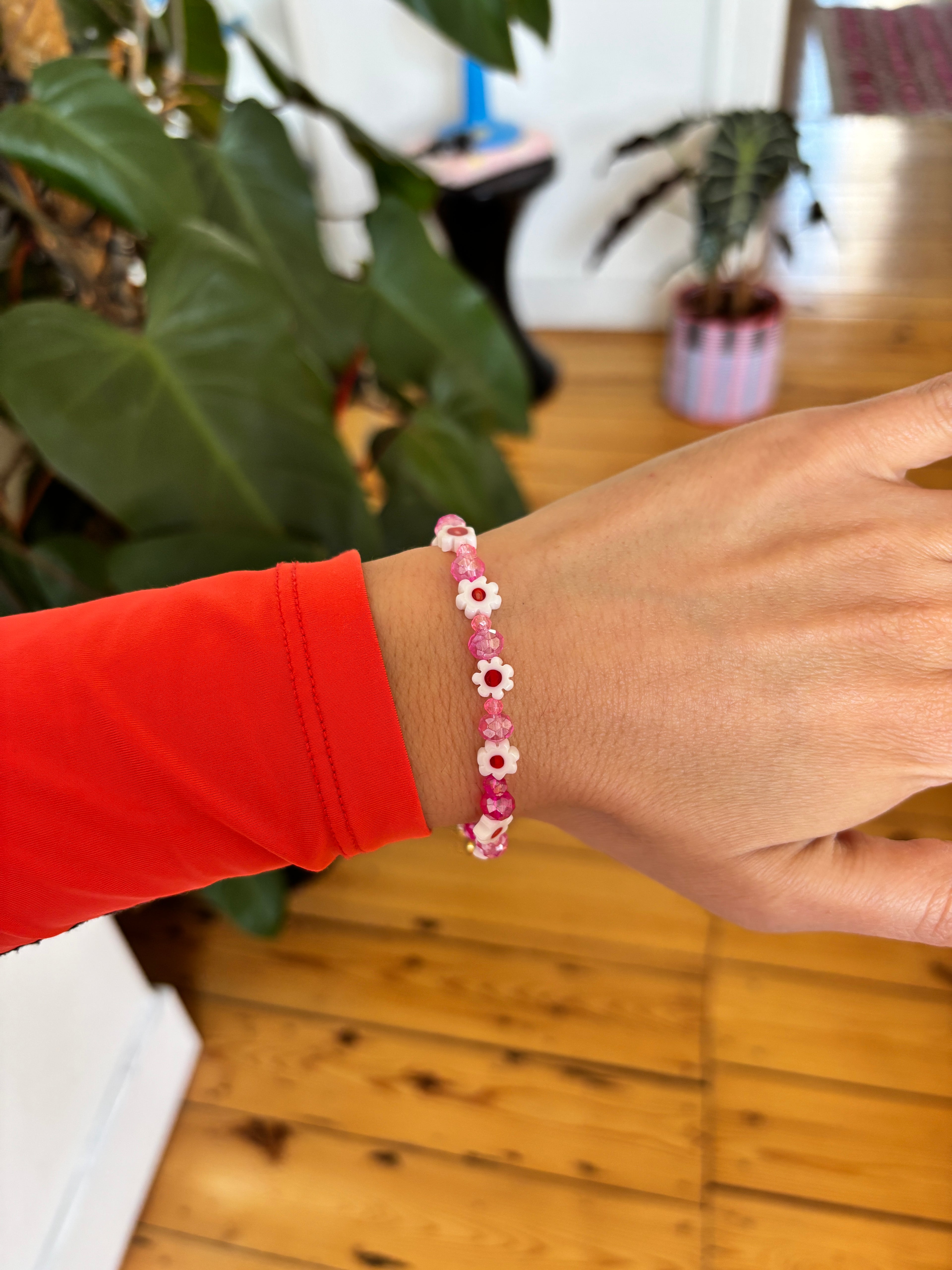 peace n' pink (bracelet)