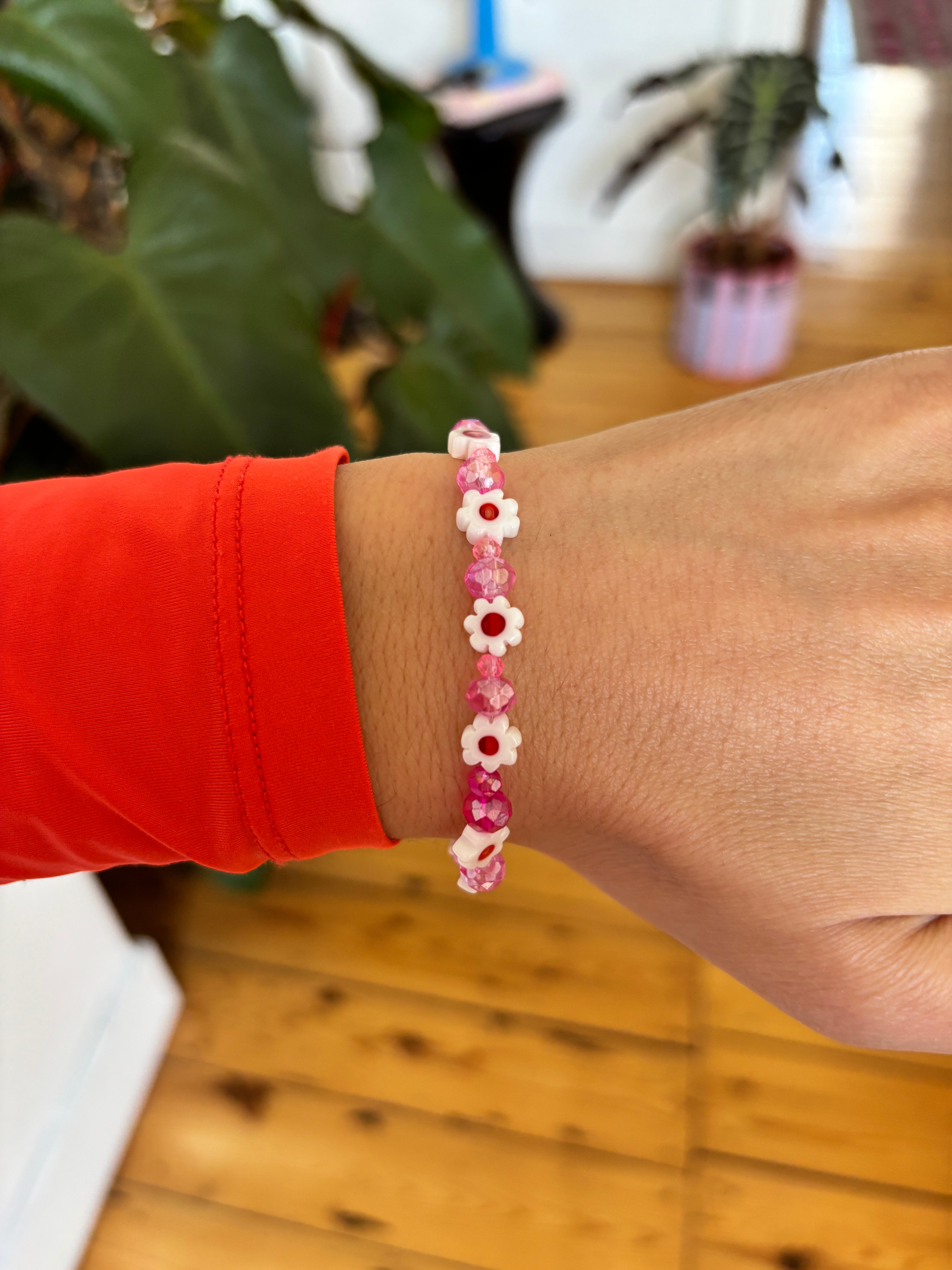 peace n' pink (bracelet)