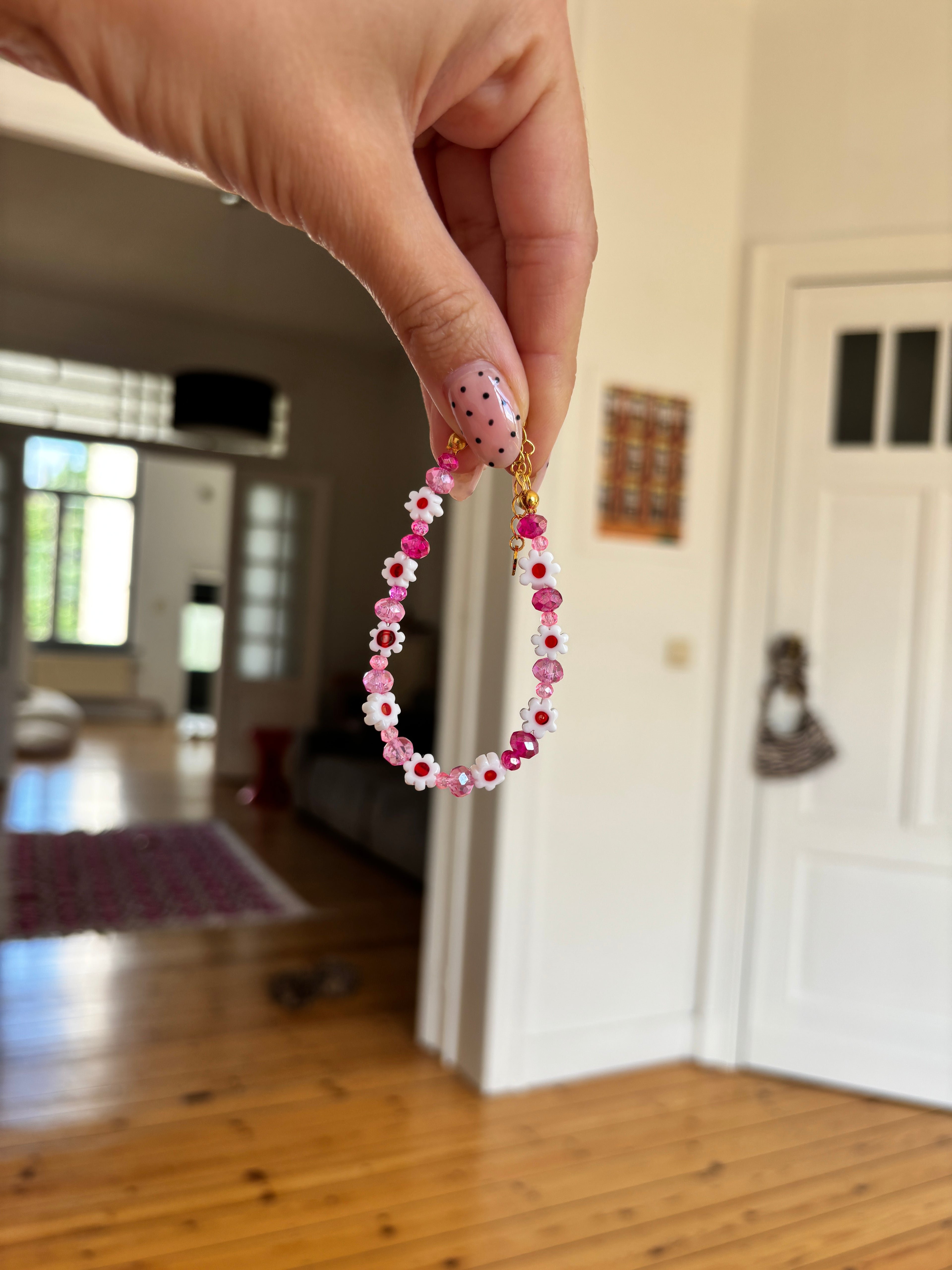 peace n' pink (bracelet)