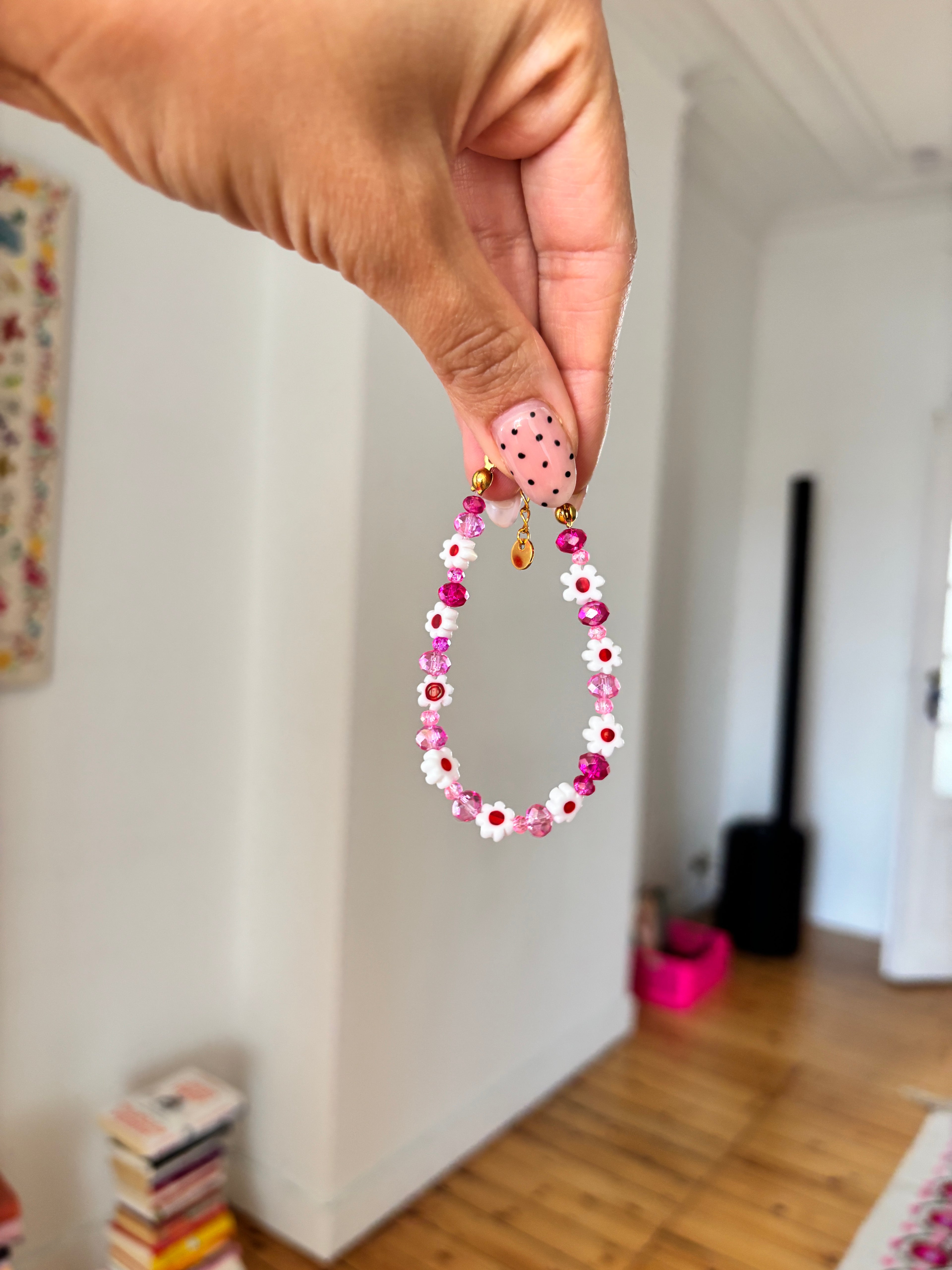 peace n' pink (bracelet)