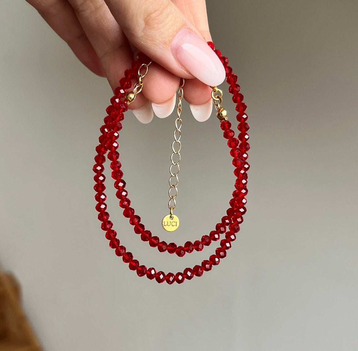 cristal rouge cerise